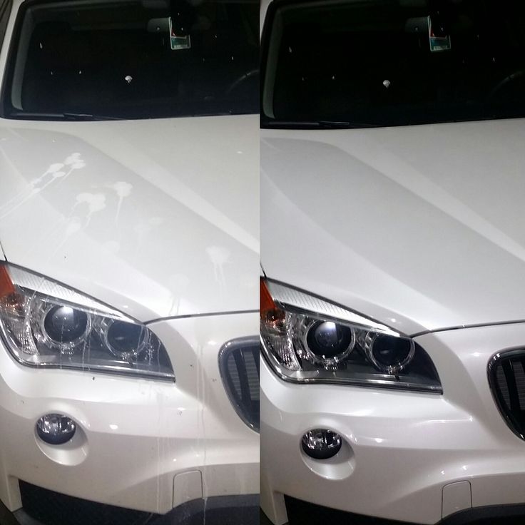 Headlight restoration before and after